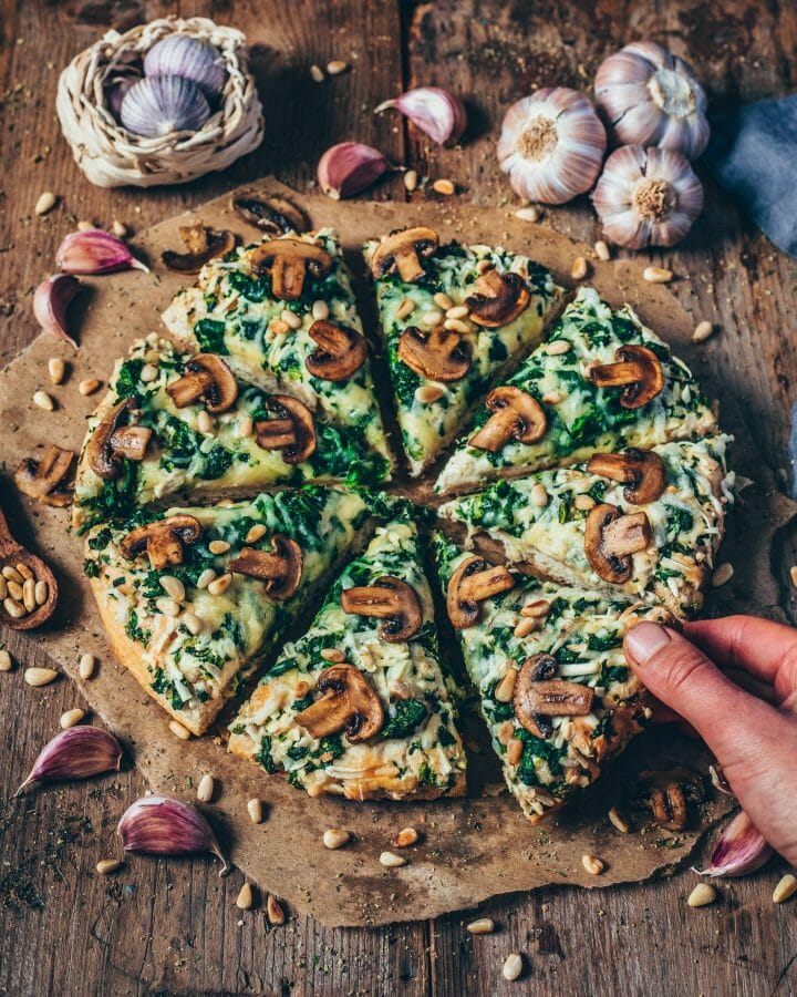 Pizza Spinach&Mushroom